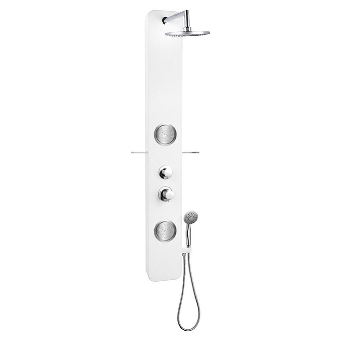 Rousseau Panel de ducha Midtime 2 (Blanco, 45 x 40 x 150 cm)