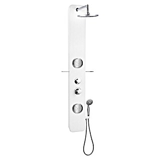 Rousseau Panel de ducha Midtime 2 (Altura: 150 cm, Con grifo monomando, Blanco)