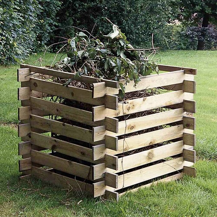 Siena Garden Komposter Mezzito  (480 l, 100 x 100 x 72 cm) | BAUHAUS