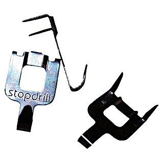 Fischer Gancho para colgar cuadros Stopdrill (Carga soportada: 8 kg, 8 ud., Metal, Plateado)
