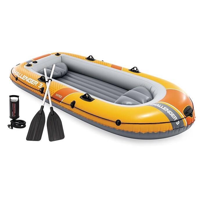 Intex Gumeni čamac s priborom Challanger 3  (Prikladno za: 3 osobe, D x Š x V: 295 x 137 x 43 cm) | BAUHAUS