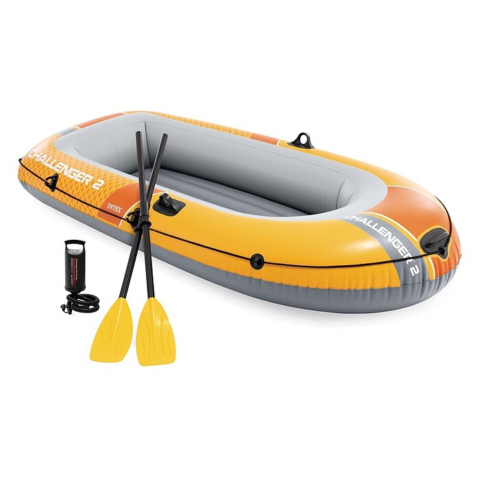 Intex Gumijasti čoln Challenger 2  (Primerno za: 2 osebi, Nosilnost: 200 kg, Do x Š x V: 236 x 114 x 41 cm) | 1413 - Badeboote, SUPs,Fun Tubes,Wasserski | ABIM - Boote | ABI - Nautic | AB - Nautic | A - Eisenwaren | BAUHAUS