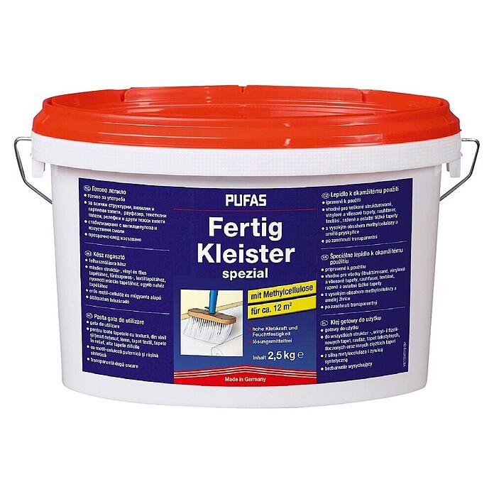 Pufas Tapecirno lepilo Spezial  (2,5 kg) | 6382 - Spezialkleister | HCDE - Kleister | HCD - Kleber | HC - Kleber | H - Innendeko/Farben | BAUHAUS
