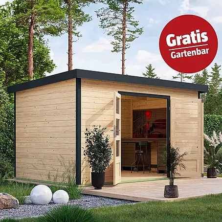 Karibu  Gartenhaus Pluto 7 A