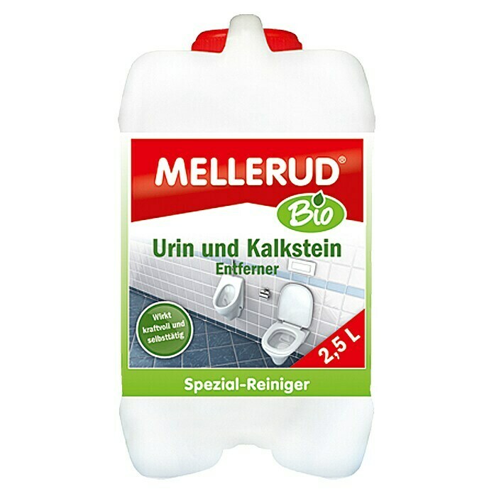 Mellerud Bio Urin- & Kalksteinentferner2,5 l, Kanister mit kindergesichertem Verschluss Front View