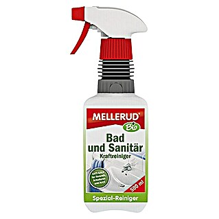 Mellerud Bio Kraftreiniger Bad & Sanitär (500 ml, Rechteckflasche mit kindergesicherter Sprühpistole)
