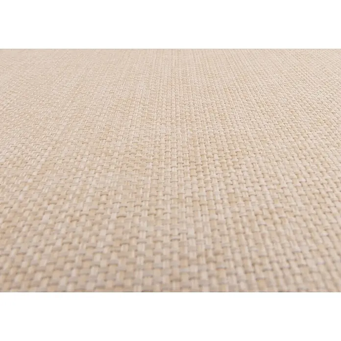 Proregal Gartenbank Mit Kissen Creme-Beige - Holz, Braun - Helle beige gewebte Stofftextur mit sichtbarem, strukturiertem Muster.