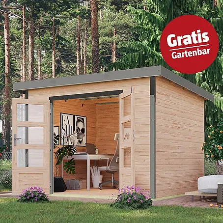 Karibu  Gartenhaus Pluto 6 A