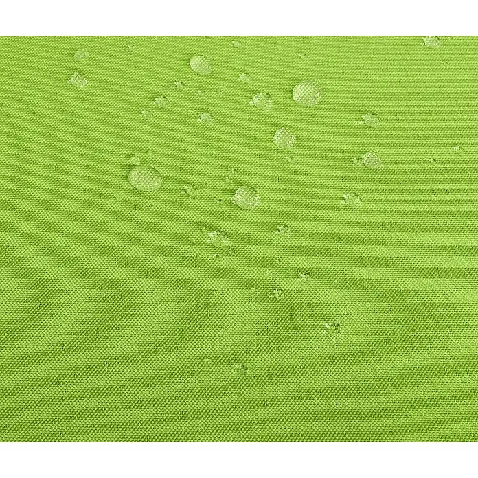 Proregal Gartenbank Kissen Grün - Polyester, Braun - Wasserdichter, limettengrüner Stoff mit sichtbaren Wassertropfen.