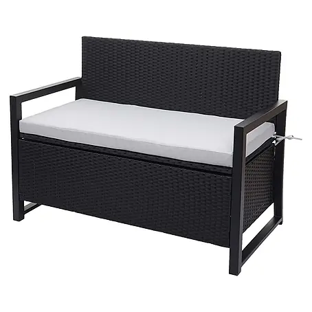 Proregal  Gartenbank 2-Sitzer Kissen Grau