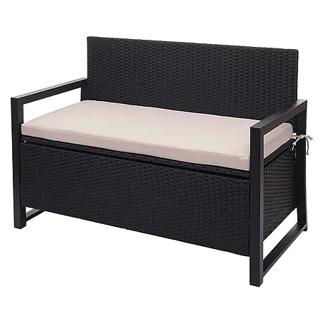 Proregal  Gartenbank 2-Sitzer Kissen Beige