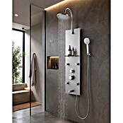 Rousseau Panel de ducha Aluminio (Cromo, 42 x 29 x 132 cm)
