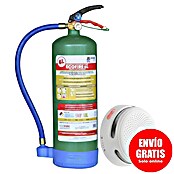 Simonrack Ecofire Extintor de incendios + detector de humos Basic (6 l) | BAUHAUS
