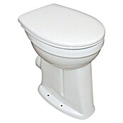 Camargue Stand-WC-Set Plus 100 (Mit Spülrand, WC Abgang: Waagerecht, Weiß)
