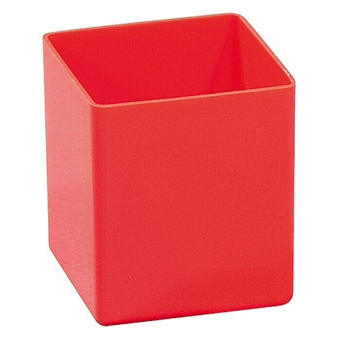Lockweiler Compartimento para piezas pequeñas (5,4 x 5,4 x 6,3 cm, Rojo)