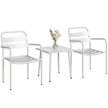 Outsunny  Gartentisch-Set
