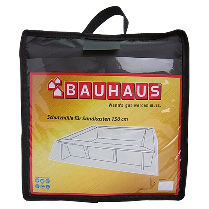 Housse De Protection Pour Bac à Sable Gartenpirat – 150x150 Cm – Bâche Bleue PE Avec Cordon élastique