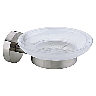 Tesa Soporte de jabón (Tipo de montaje: Pegado, Efecto de acero inoxidable)