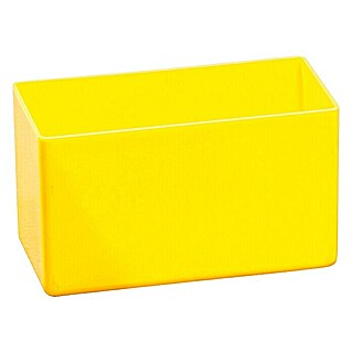 Lockweiler Compartimento para piezas pequeñas (5,4 x 10,8 x 6,3 cm, Amarillo)