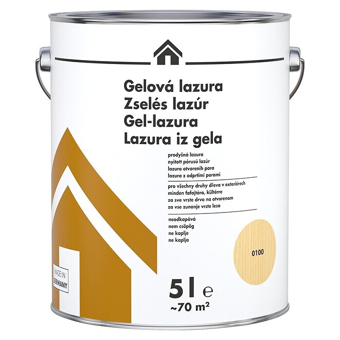 Zaščitna lazura za les  (Naravna, 5 l, 70 m², Dolgotrajna zaščita lesa) | Lazure za les | Zaščita in obdelava lesa | Barve in tapete | Izdelki | BAUHAUS