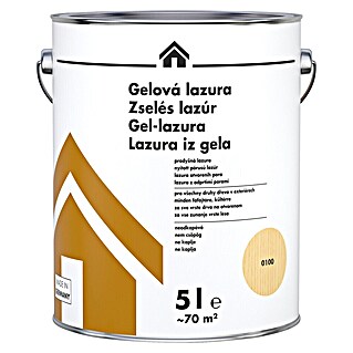 Zaščitna lazura za les (Naravna, 5 l, 70 m², Dolgotrajna zaščita lesa)