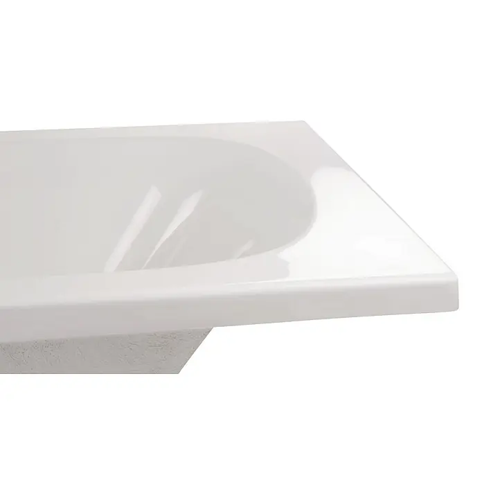 Calmwaters Badewanne Original - Sanitäracryl, Weiß - Weiße glänzende Badewanne mit glatter Oberfläche.