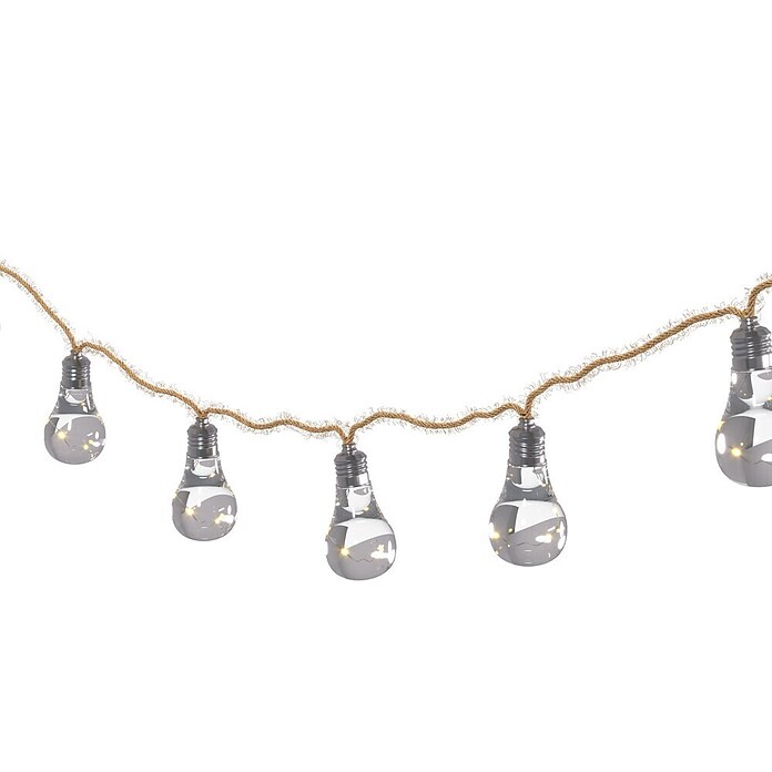 Starlux LED-Lichterkette (10-flammig, Batteriebetrieben, 3 m)