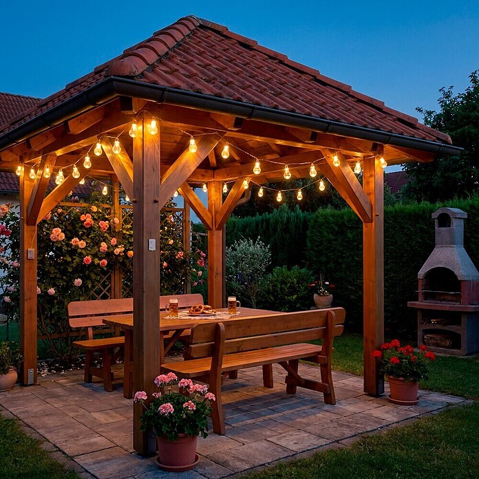Starlux Led-feestverlichting (10 lampen, Werkt op batterijen, 3 m)