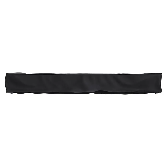 Sunfun Sandkasten-Schutzhülle - L x B x H: 160 x 160 x 20 cm, Polyester Oxford 420D, 160 g/m², Anthrazit - Rechteckiges schwarzes Kissen aus strukturiertem Stoff.
