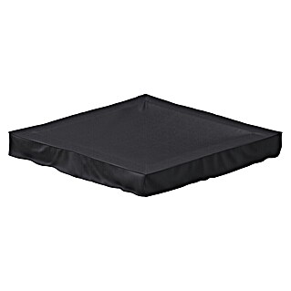 Sunfun Sandkasten-Schutzhülle (L x B x H: 160 x 160 x 20 cm, Polyester Oxford 420D, 160 g/m², Anthrazit)