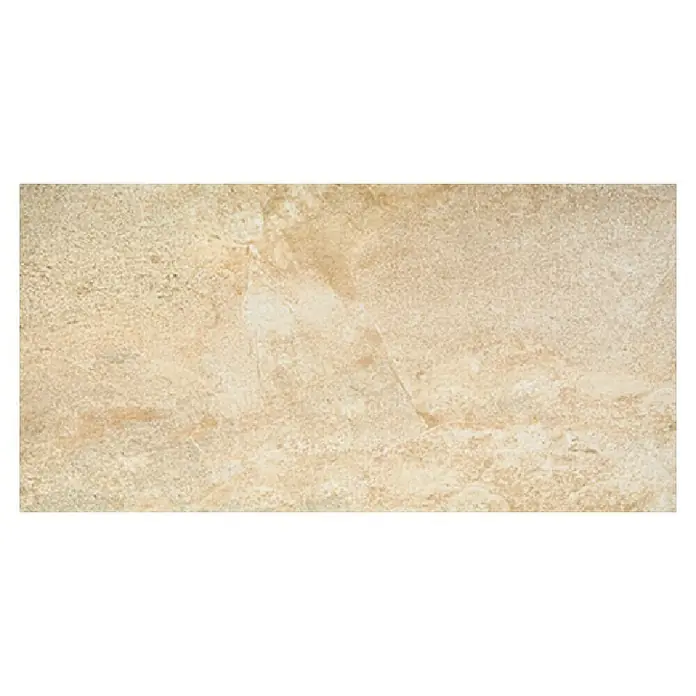 Feinsteinzeugfliese Jade Stone - 30 x 60 cm, Beige, Matt - Beige Travertin-Fliesenmuster für Boden- und Wandgestaltung. Die Fliesentextur wirkt durch ihre natürliche Maserung sehr edel.