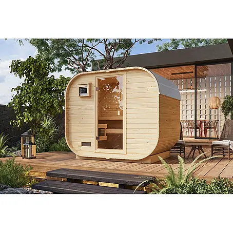 Karibu  Saunahaus Quadro 1 Plus