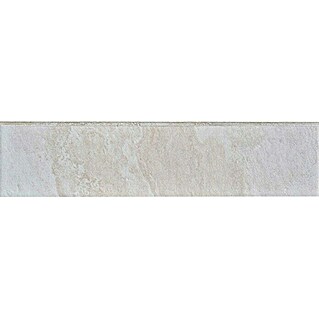 Sockelfliese Royal White (8 x 32,6 cm, Weiß, Matt)