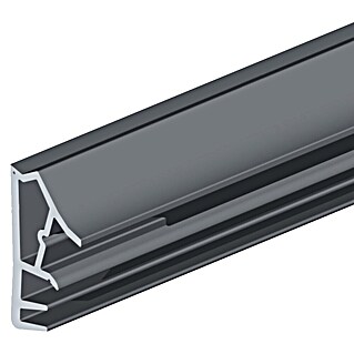 Ellen Frameprofiel 1201 SCF (l x b x h: 25 m x 12 mm x 5 mm, Kunststof, Zwart)