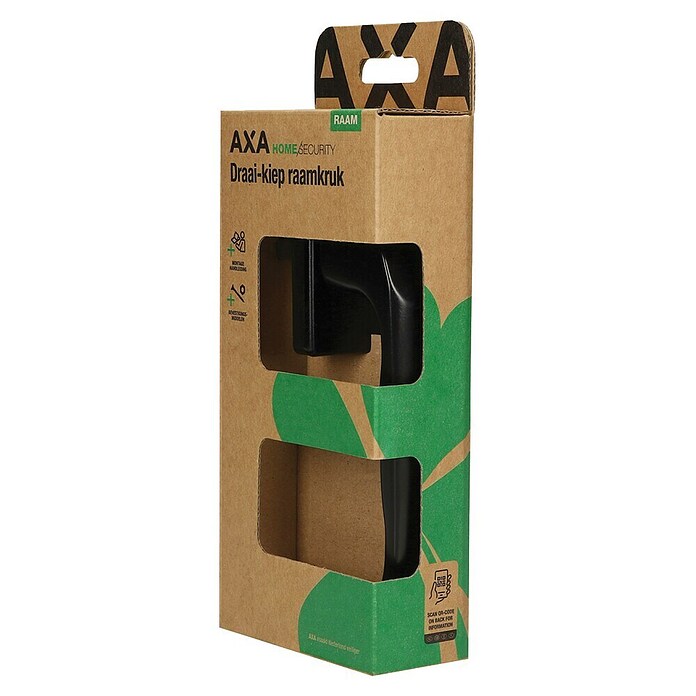 Axa Raamgreep 3351 (Aluminium, Zwart) | BAUHAUS