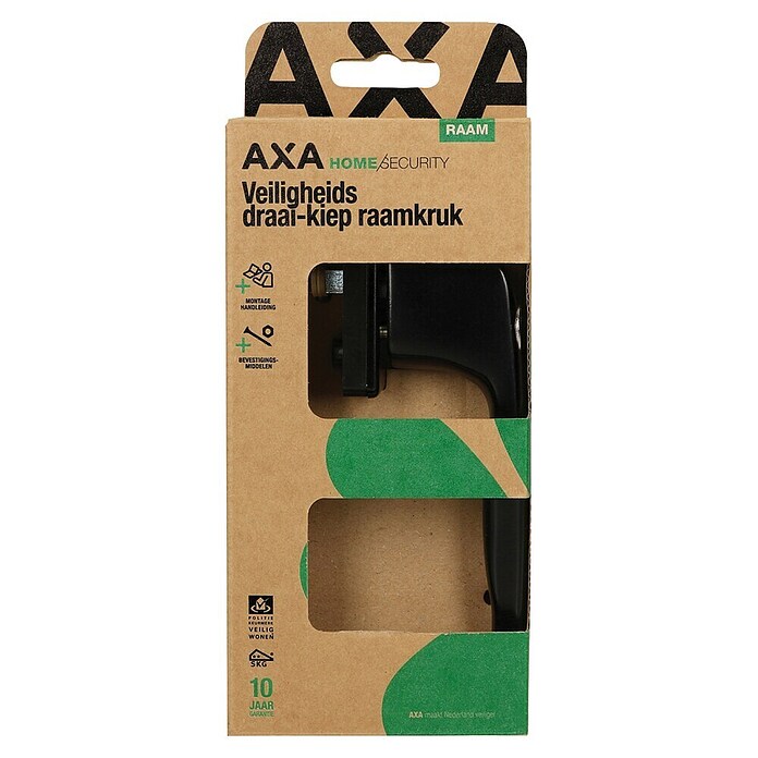 Axa Raamgreep 3350 (Aluminium, Zwart) | BAUHAUS
