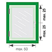 Axa Raamgreep 3327 - links (Aluminium, Zwart, DIN-L) | BAUHAUS
