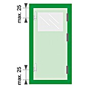 Axa Raamgreep 3327 - links (Aluminium, Zwart, DIN-L) | BAUHAUS