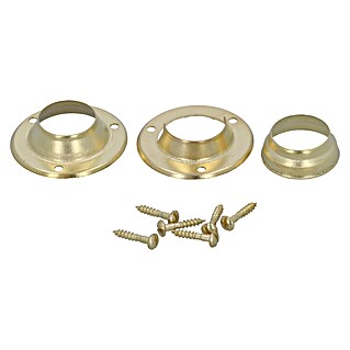 Suki Kledingroededrager (Diameter cilinder: 20 mm, 2 st., Messing)