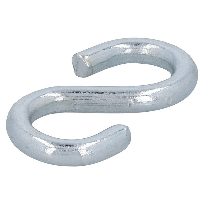 Stabilit S-Haken (Ø x L: 6 x 60 mm, 3 Stk., Verzinkt)