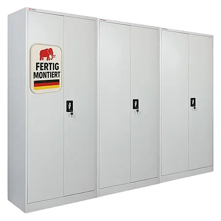 Proregal  Metall-Mehrzweckschrank Mega Deal 3x ELEPHANT komplett montiert