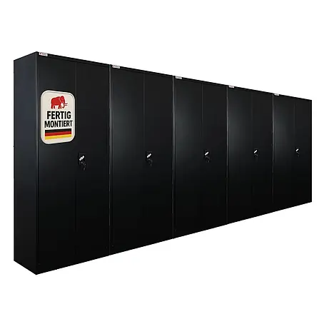 Proregal  Metall-Mehrzweckschrank Mega Deal 5x ELEPHANT komplett montiert