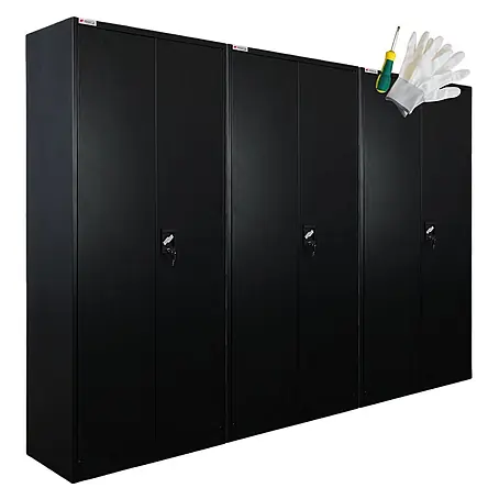 Proregal  Metall-Mehrzweckschrank Mega Deal 3x ELEPHANT mit 2 Türen, abschließbar
