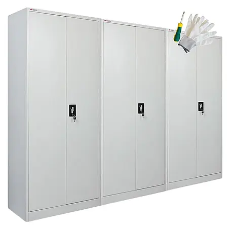 Proregal  Metall-Mehrzweckschrank Mega Deal 3x ELEPHANT mit 2 Türen, abschließbar