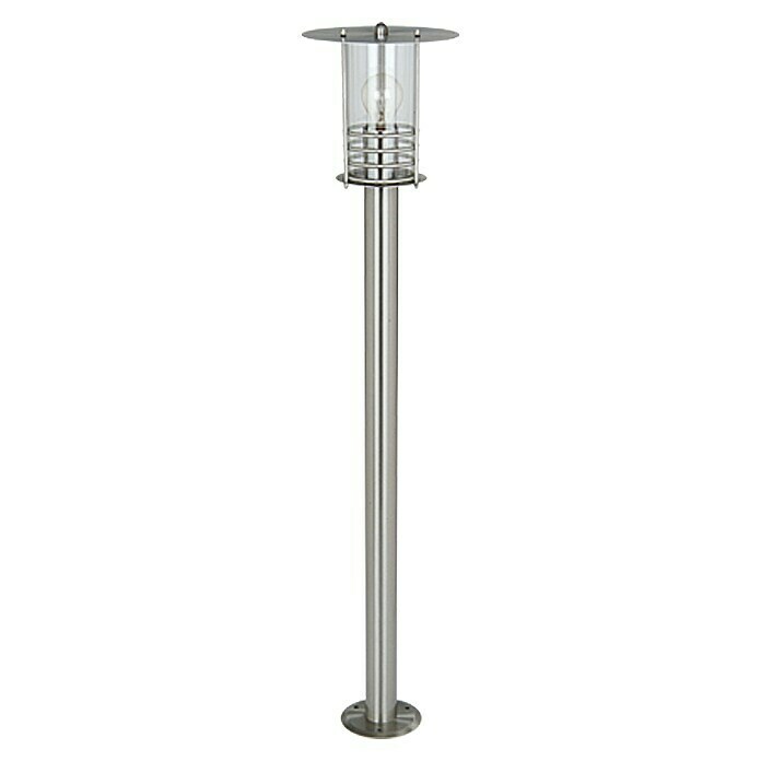 Starlux Silver Star II Sokkellamp voor paden (60 W, Kleur: Roestvrij staal, Hoogte: 110 cm)