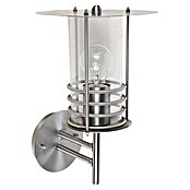 Starlux Silver Star II Vanjska zidna svjetiljka  (Uspravna, IP44, 60 W, 24 x 22 x 35 cm, Srebrne boje) | BAUHAUS