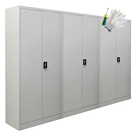 Proregal  Aktenschrank Mega Deal 3x ELEPHANT mit 2 Türen, abschließbar