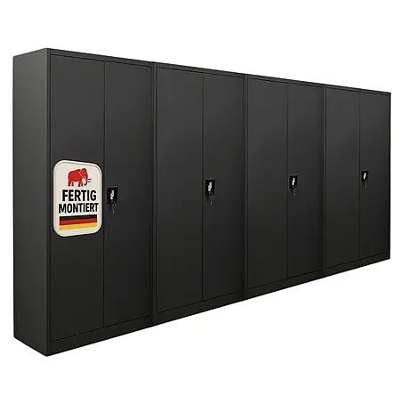 Proregal  Aktenschrank Mega Deal 4x ELEPHANT komplett montiert