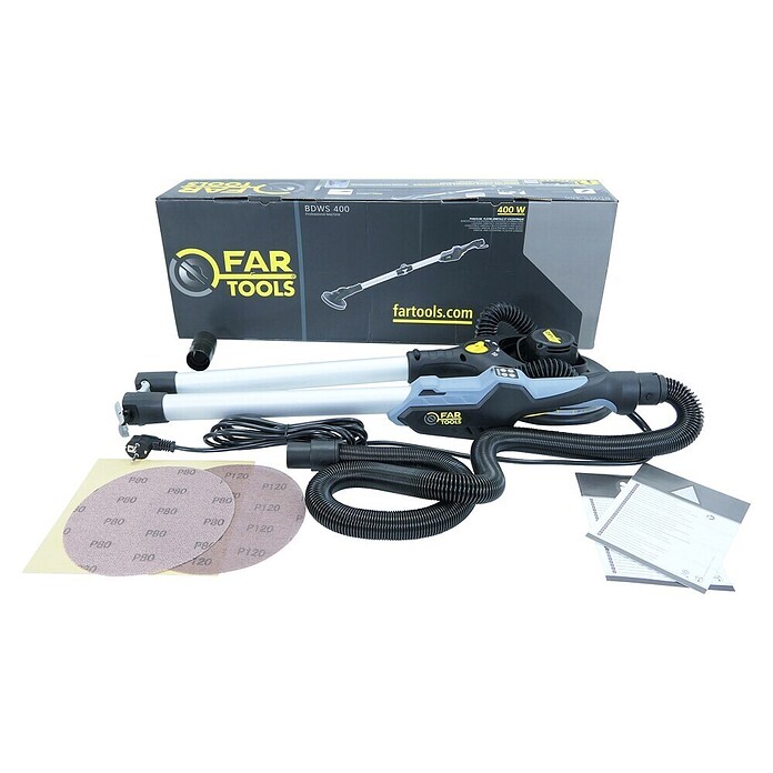 Fartools Lijadora de pared y techo BDWS 400 (400 W, Diámetro disco de lija: 225 mm) | BAUHAUS