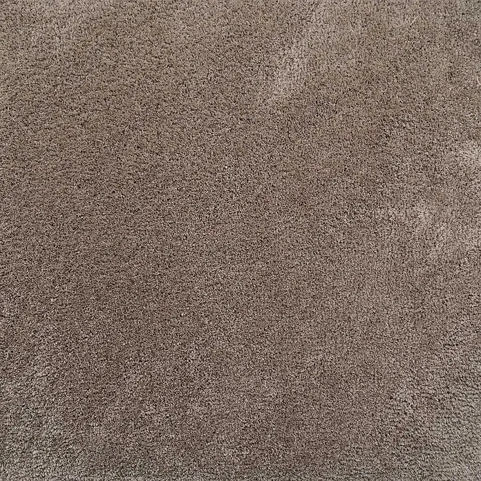 Bricoflor Teppichfliese - Breite: 50 cm, Velours, braun|grau - Weiche, braune Plüschteppichstruktur.